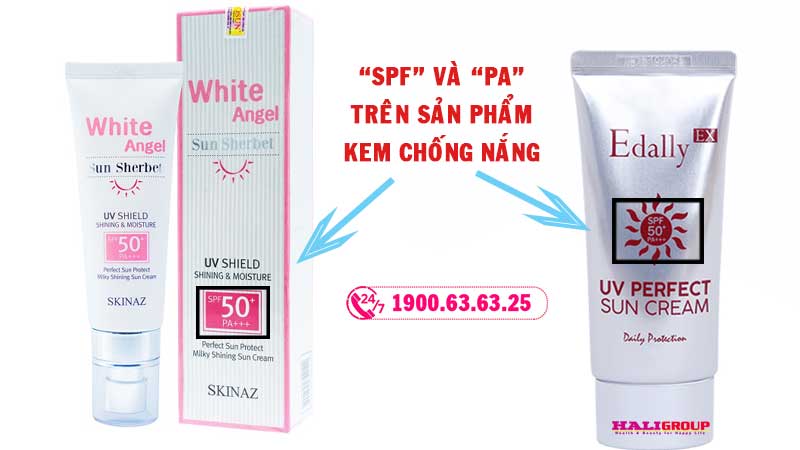 chống nắng skinaz và edally