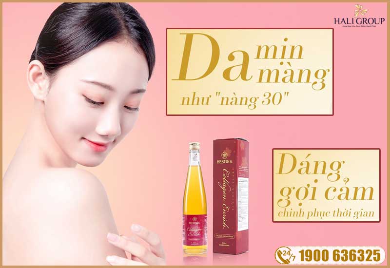 nước uống collagen hebora chính hãng nhật bản