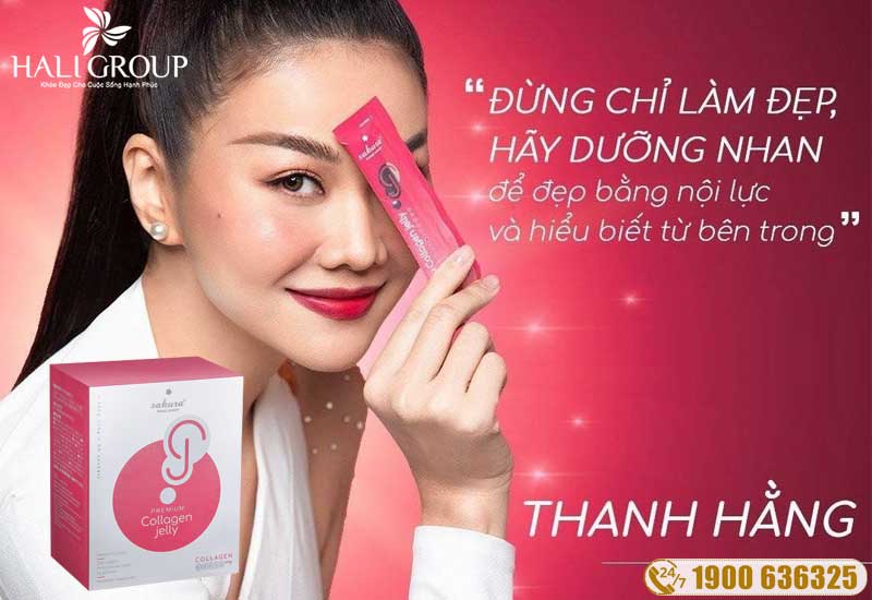 Thạch collagen đẹp da Sakura Premium collagen Jelly