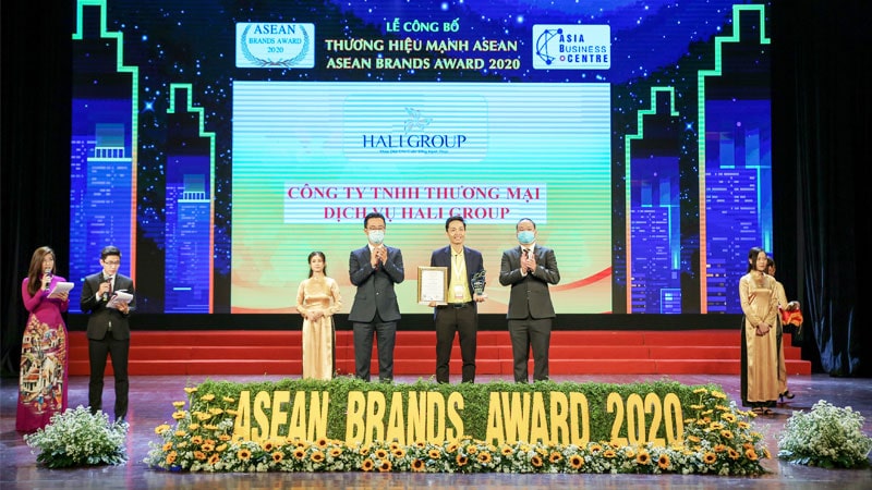 Hali Group vinh dự được nhận giải thương hiệu mạnh asean 2020