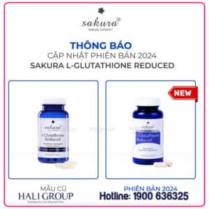 Viên Uống Trắng Da - Ngừa Lão Hóa Sakura L-Glutathione Reduced