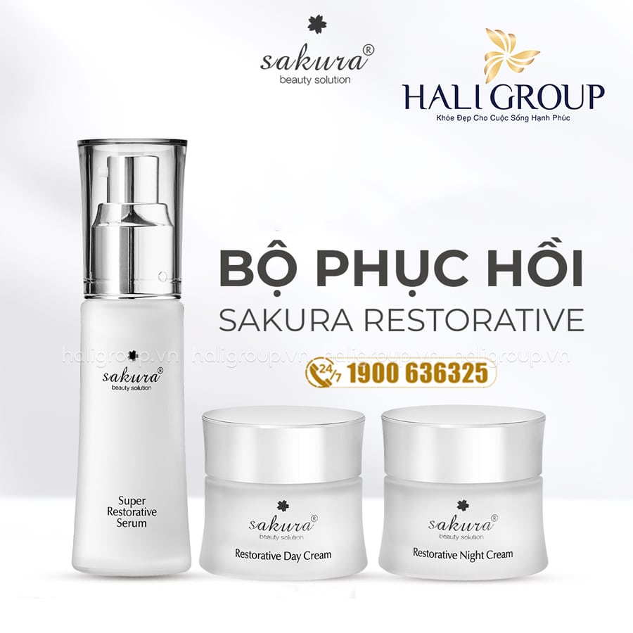thành phần Combo Sakura Restorative Collection
