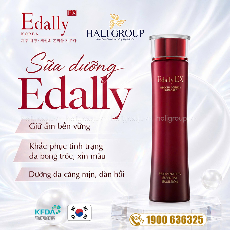công dụng sữa dưỡng edally