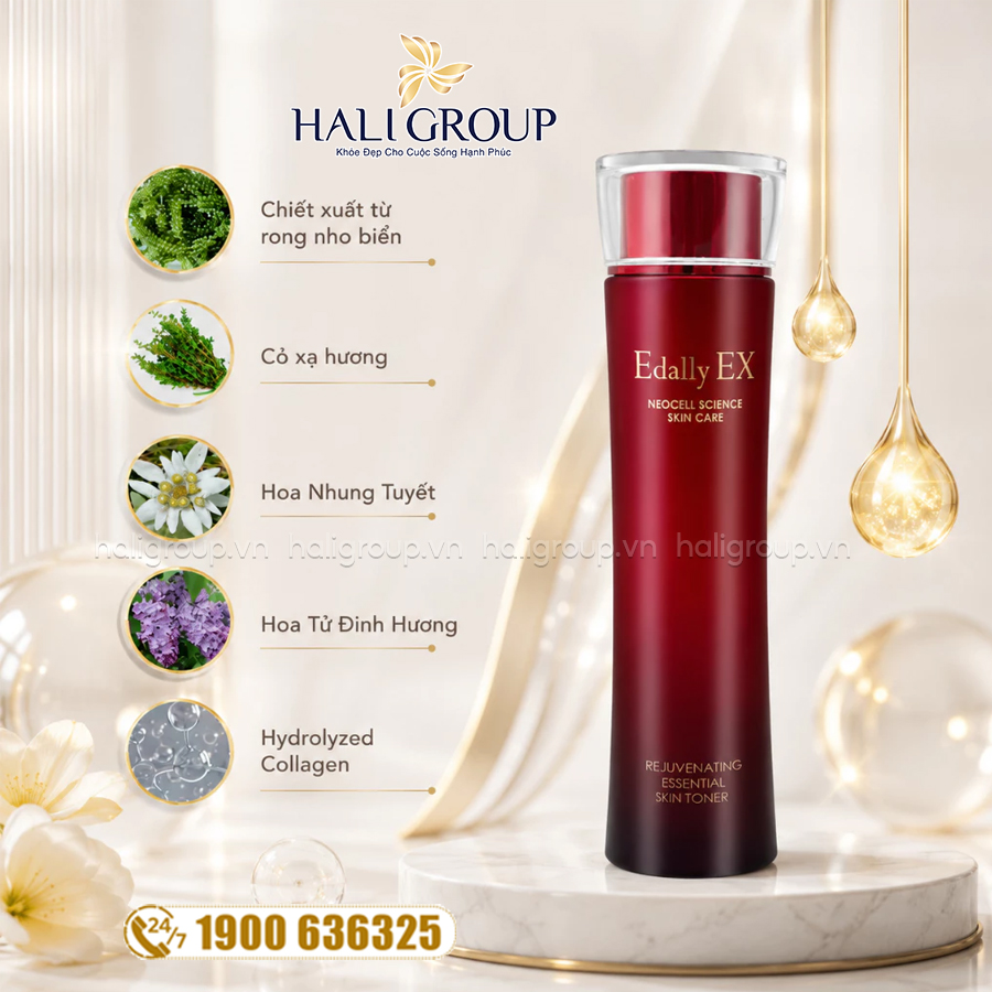 thành phần nước hoa hồng edally