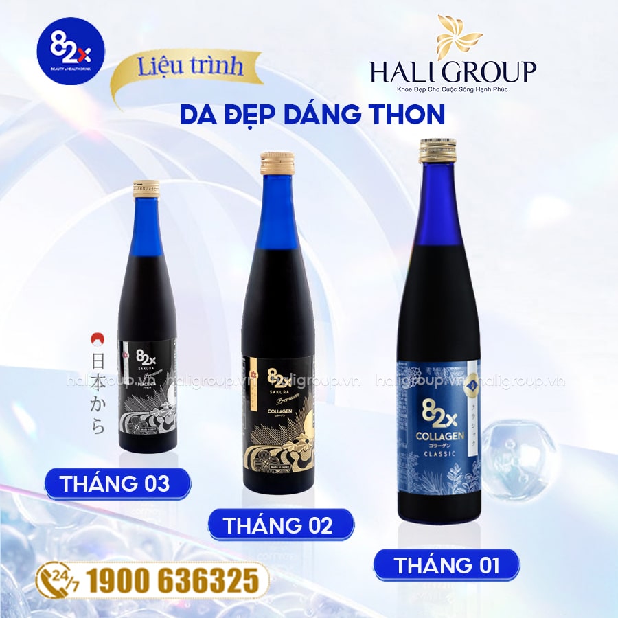 cách dùng liệu trình 82x da đẹp dáng thon