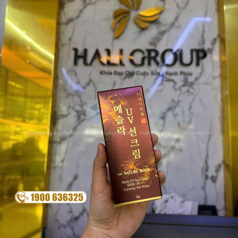 kem chống nắng ngừa nám the nature book