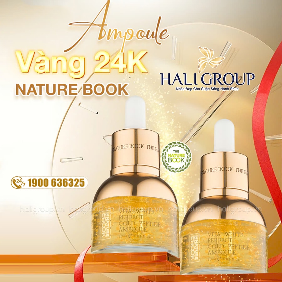 tinh chất vàng 24k the nature book