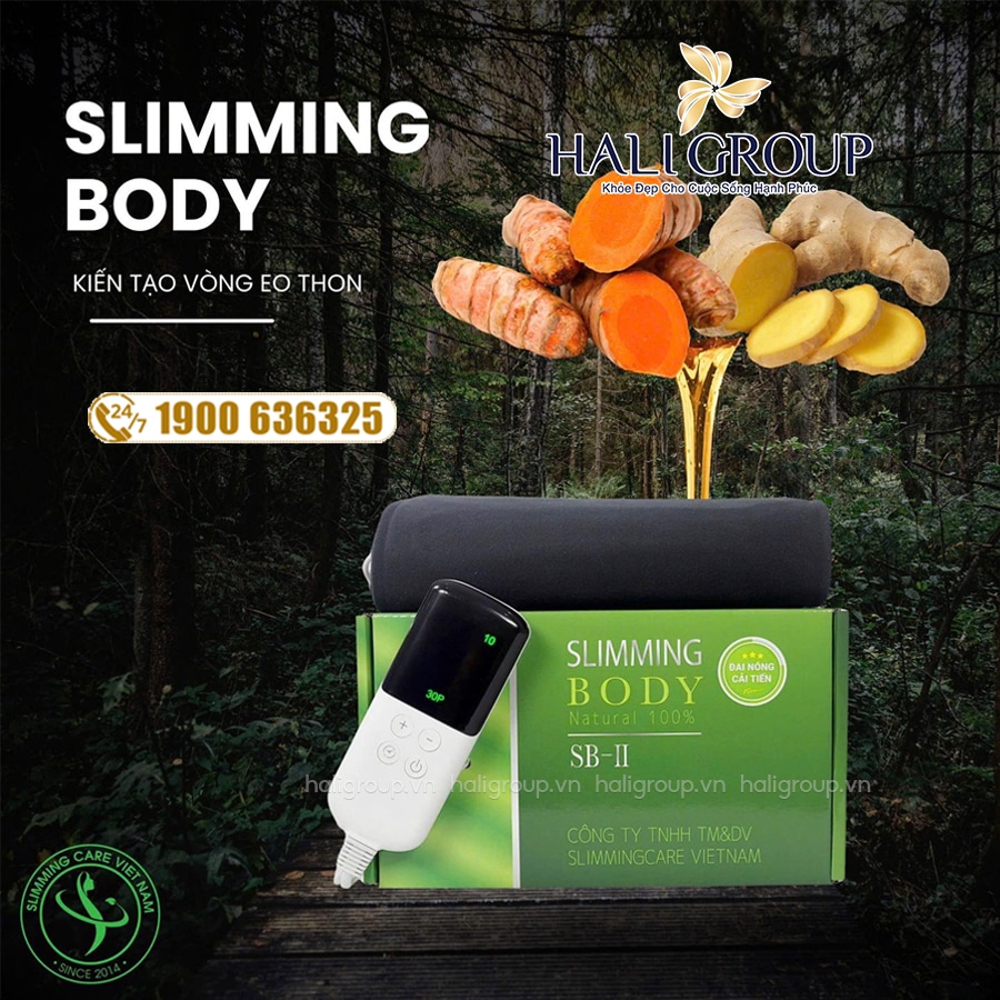 bộ ủ nóng slimming body SB-II đai điện cải tiên mới