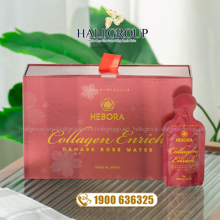 nước uống hebora collagen dạng túi