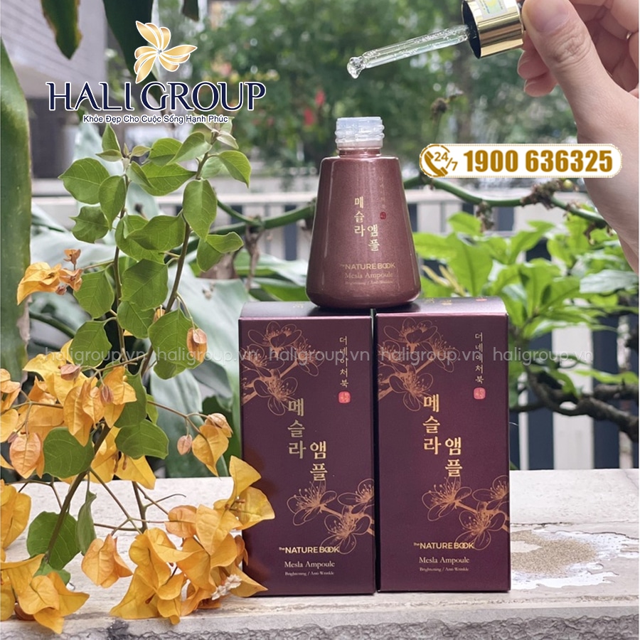 tinh chất ampoule mesla the nature book