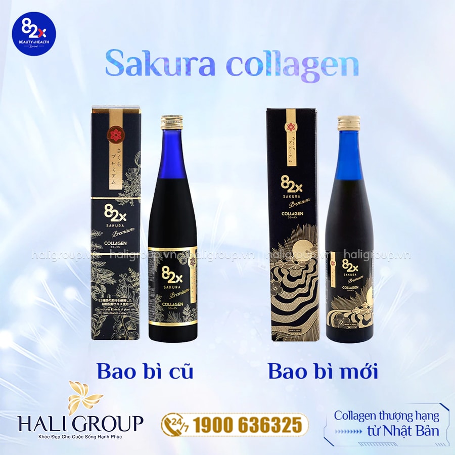 nước 82x Sakura Collagen Premium mẫu mới
