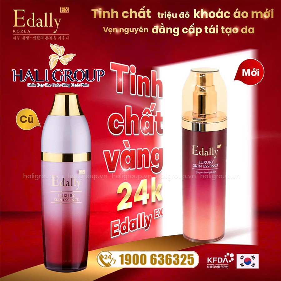 công dụng tinh chất vàng 24k edally ex mẫu mới
