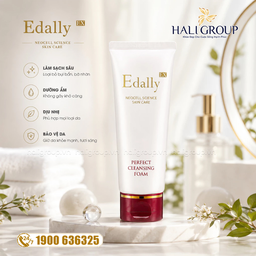 công dụng sữa rửa mặt edally