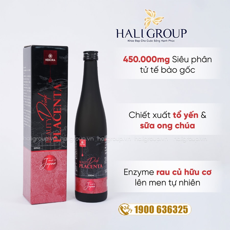 thành phần nước uống hebora placenta
