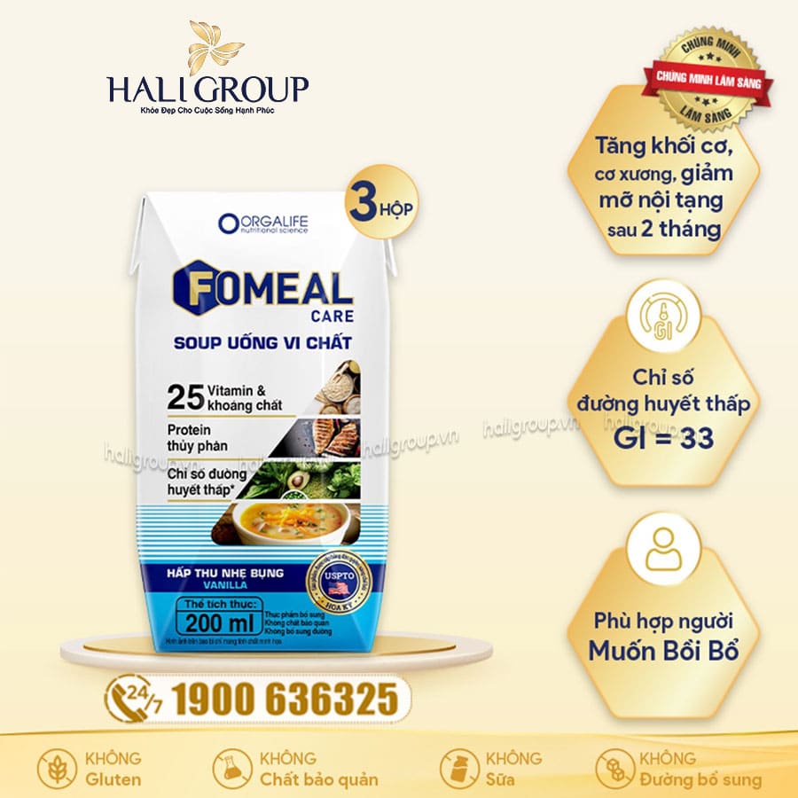 Fomeal Care Soup Uống Vi Chất Hấp Thu Bồi Bổ Cơ Thể