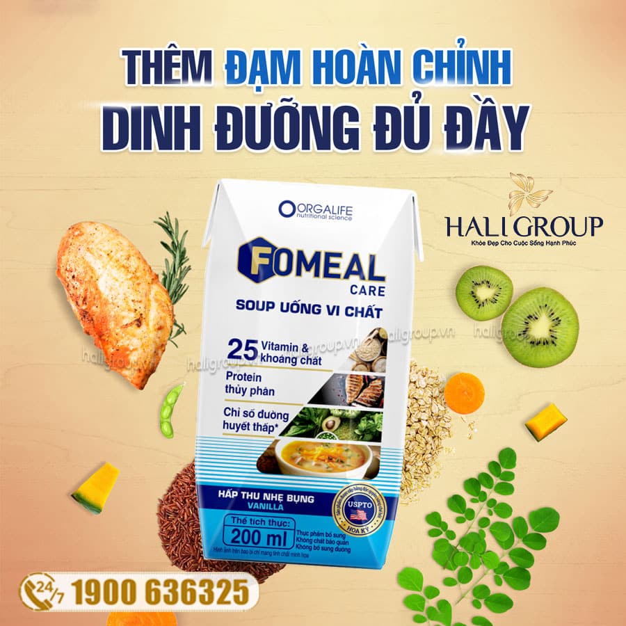 Fomeal Care Soup Uống Vi Chất Hấp Thu Bồi Bổ Cơ Thể