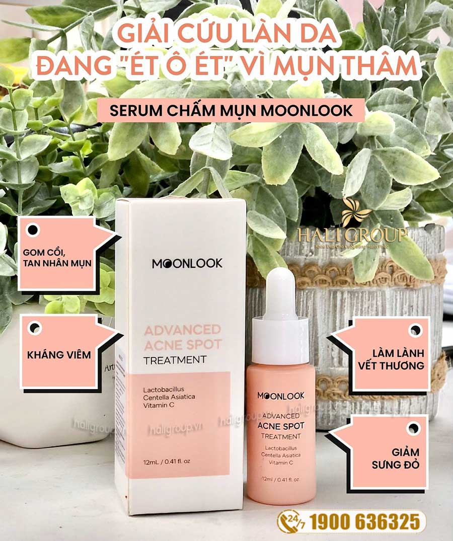 Chấm Mụn MoonLook - Advanced Acne Spot Treatment [Phiên Bản Mới]