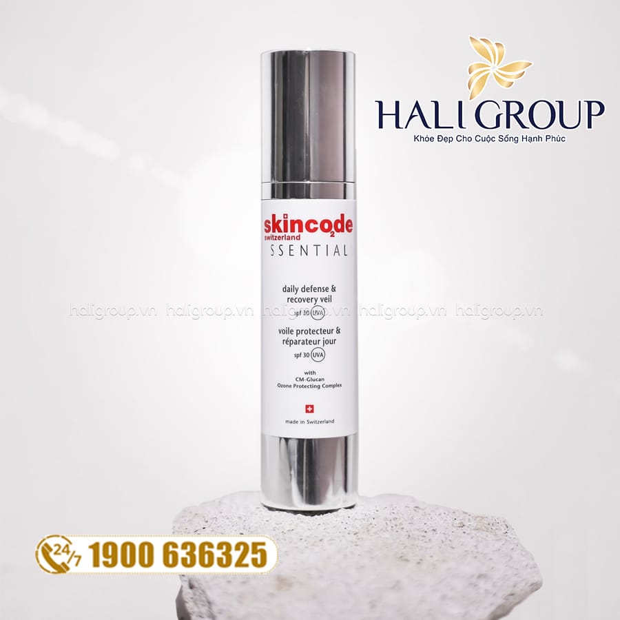 công dụng Nhũ Tương Chống Nắng Skincode Essentials Daily Defense & Recovery Veil SPF 30