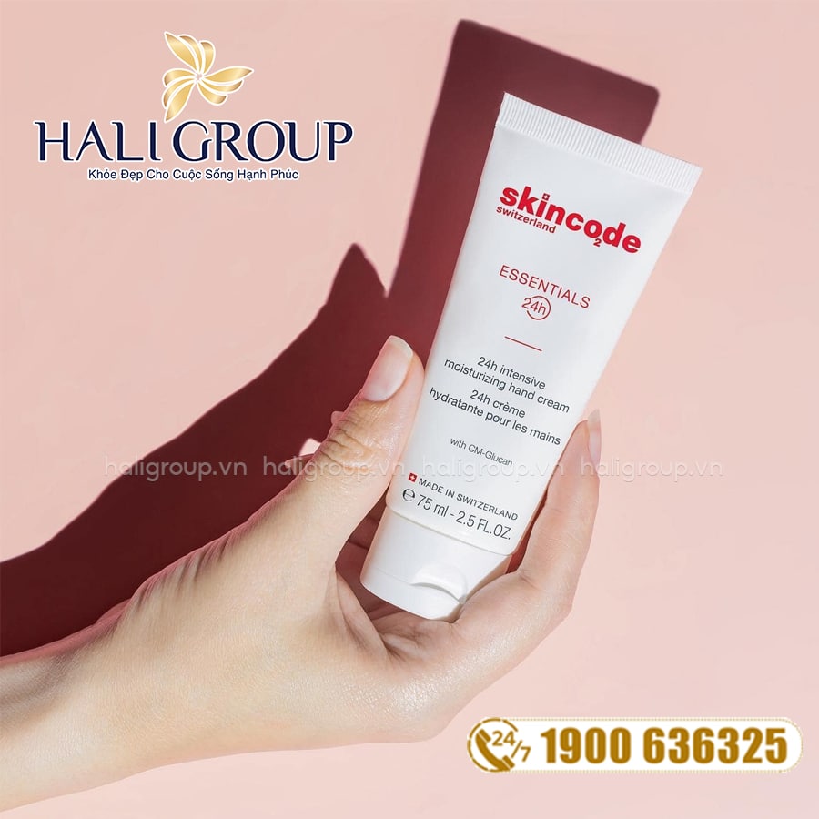 Kem Dưỡng Tay Cấp Ẩm Giảm Nếp Nhăn Skincode 24h Intensive Moisturizing Hand Cream 75ml