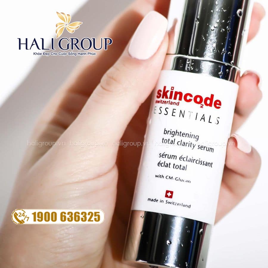 Huyết Thanh Dưỡng Sáng Giảm Nám Skincode Alpine White Brightening Total Clarity