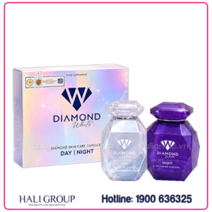 viên uống dưỡng da diamond white day & night mẫu mới