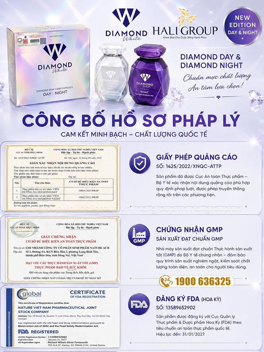 hồ sơ pháp lý viên diamond white day & night mẫu mới