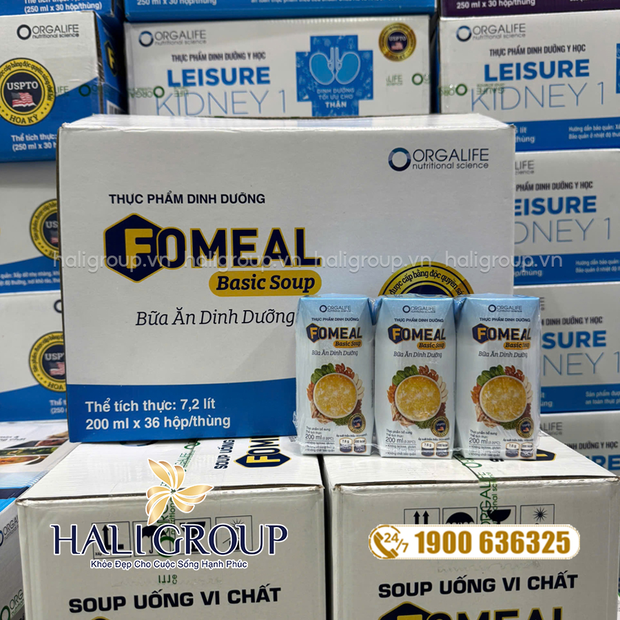 Thực Phẩm Dinh Dưỡng Fomeal Basic Soup Thùng 36 Hộp 200ml
