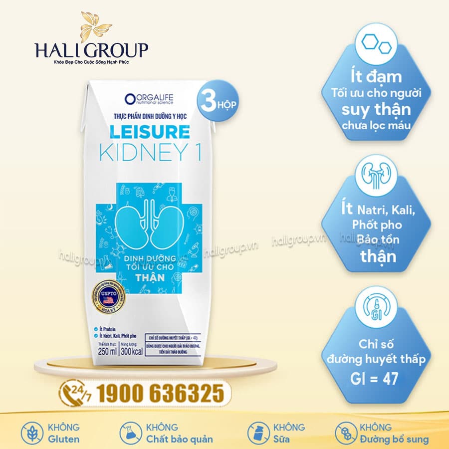 Soup uống dinh dưỡng y học Leisure Kidney 1