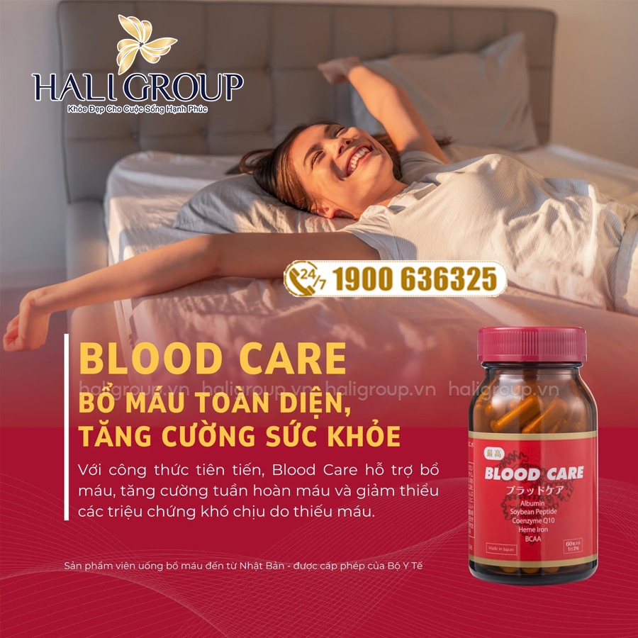 thành phần viên uống blood care jpanwell