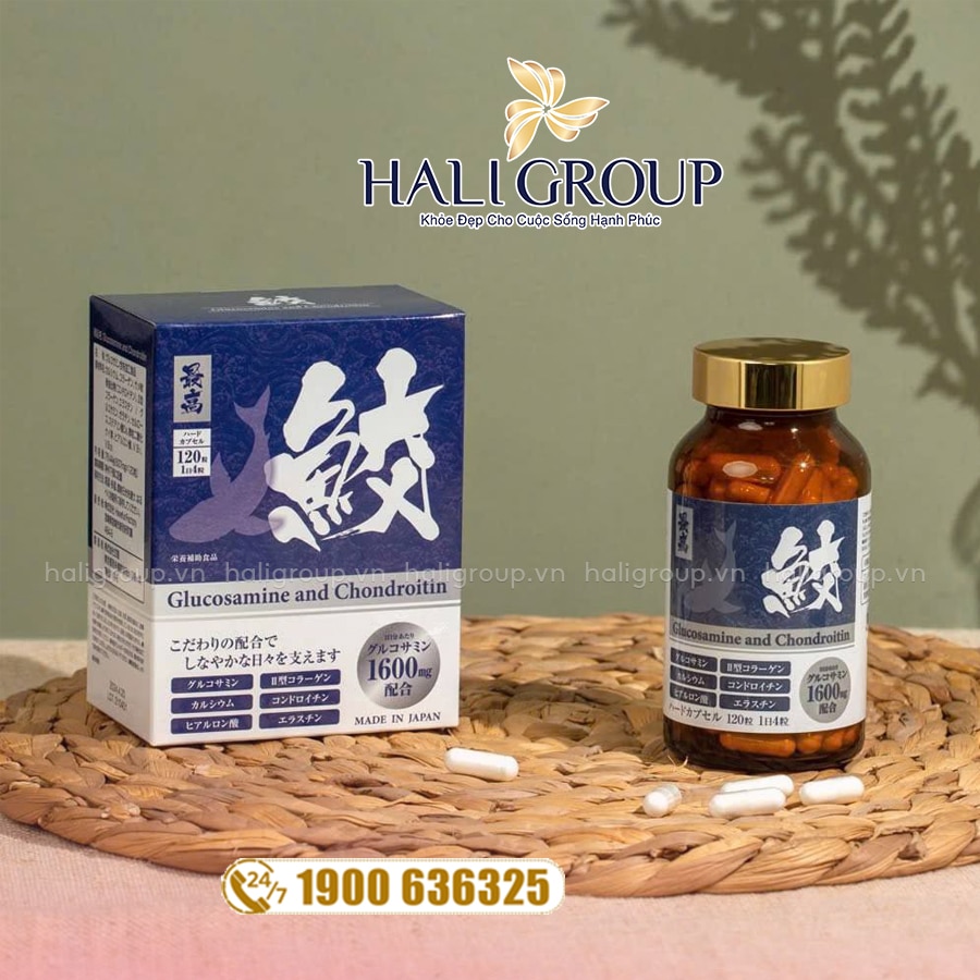 thành phần Viên Hỗ Trợ Xương Khớp Glucosamine And Chondroitin Jpanwell Nhật Bản
