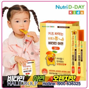 Kem Kẽm Dạng Thạch Nutri D-Day Kids Squeezable Vita Tzu Vitamin Zinc Jelly