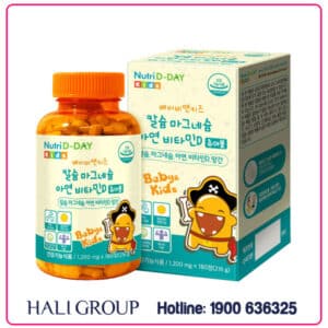 Kẹo Bổ Sung Canxi Kẽm Magie Cho Bé Nutri D-Day Baby & Kids Calcium Magnesium Zinc VitaminD
