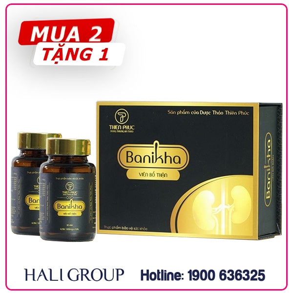 avt-khuyen-mai-mua-2-tang-1-vien-bo-than-banikha-30-thang-4-2026 Viên Uống Bổ Thận Banikha Thiên Phúc - Hộp 60 Viên - Ảnh 1