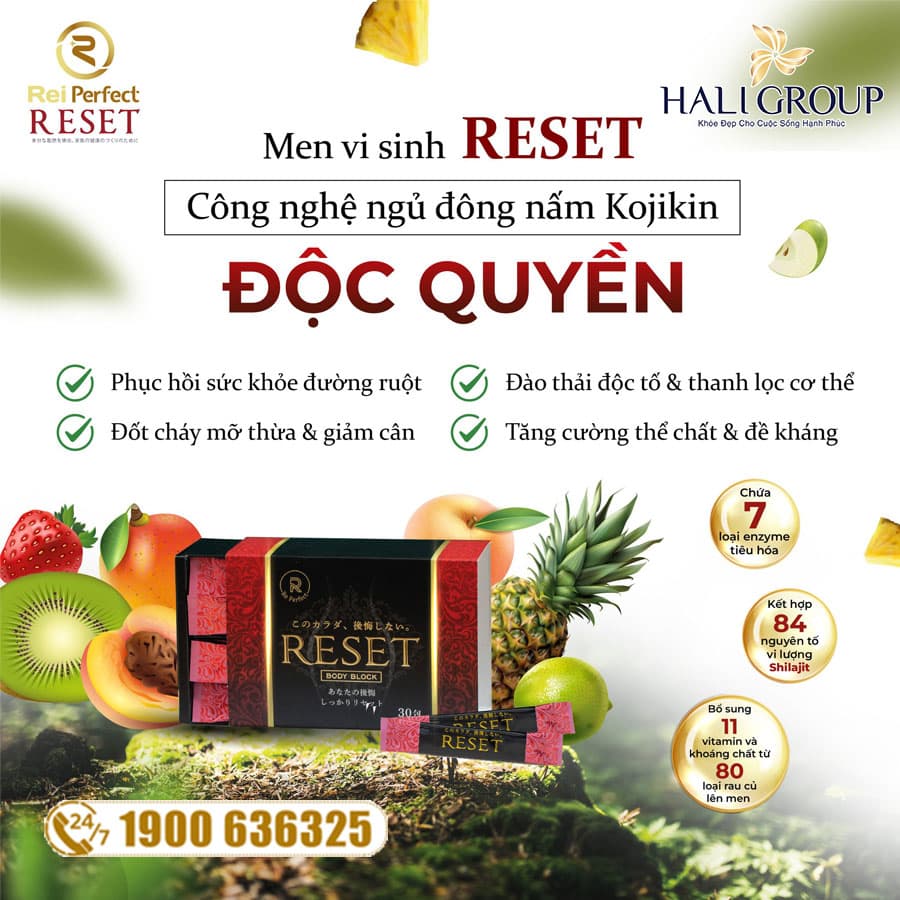 công dụng men vi sinh reset