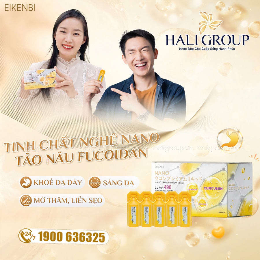 công dụng nước nghệ nano tảo fucoidan eikenbi