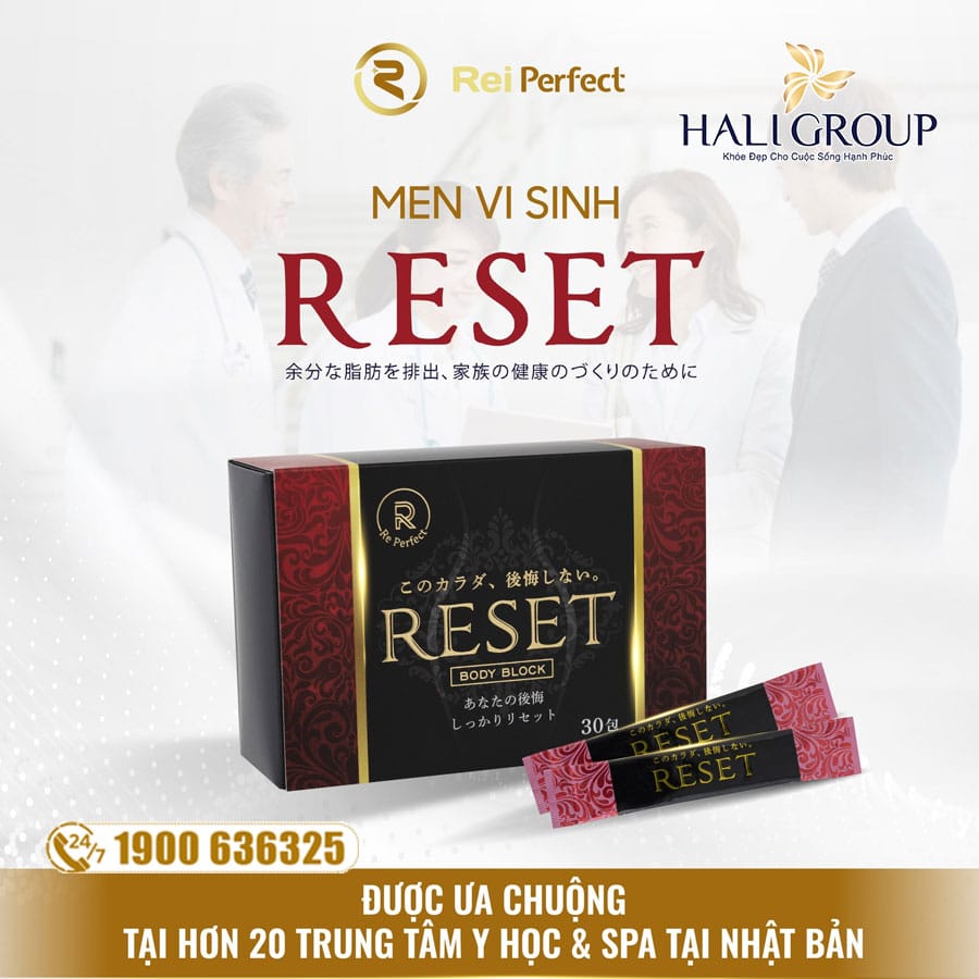 men vi sinh reset nội địa nhật