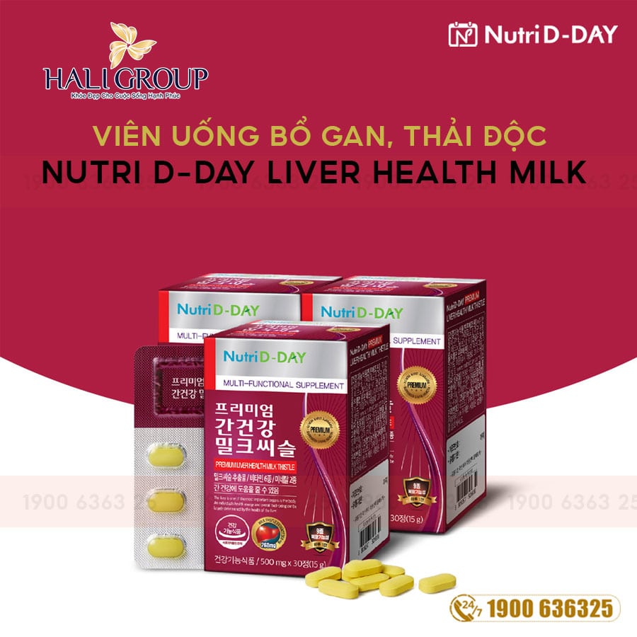 viên uống bổ gan nutri dday liver health milk