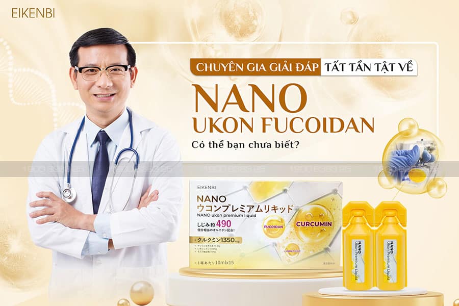 Giải đáp của chuyên gia về Nước Nghệ Nano Ukon Premium Liquid Eikenbi Nhật Bản