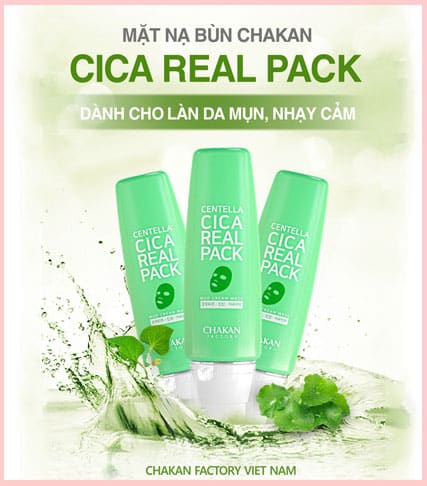 Mặt Nạ Bùn Cho Da Nhạy Cảm Chakan CiCa Real Pack
