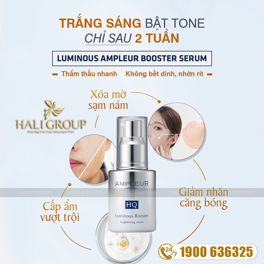 Serum AMPLEUR Luminous HQ Booster Nhật Bản