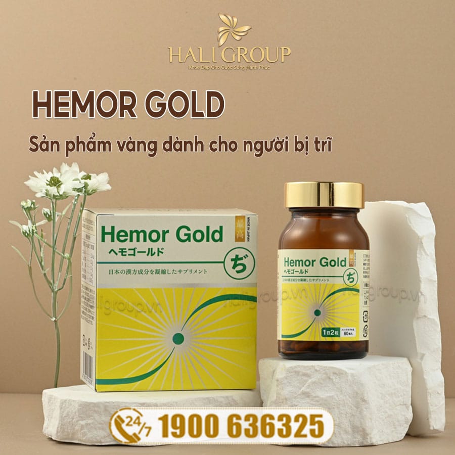 Hemor Gold jpanwell - Viên Uống Hỗ Trợ Cho Người Bệnh Trĩ