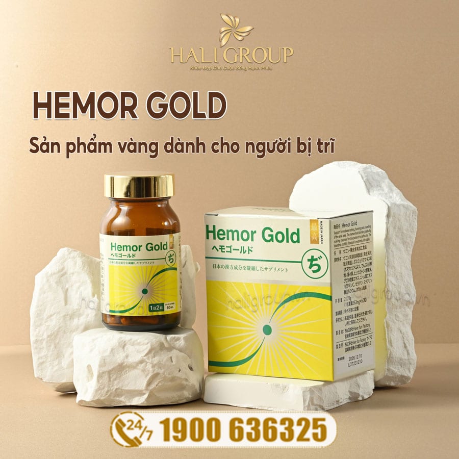 Hemor Gold jpanwell - Viên Uống Hỗ Trợ Cho Người Bệnh Trĩ