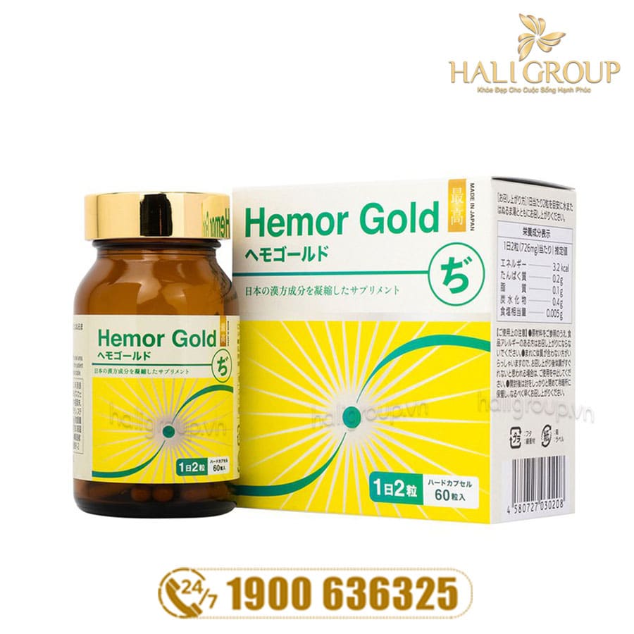 Hemor Gold jpanwell - Viên Uống Hỗ Trợ Cho Người Bệnh Trĩ