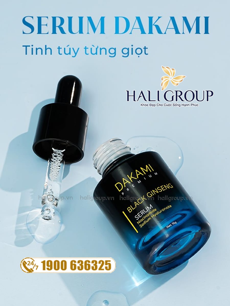 serum sâm đen dakami black ginseng phiên bản mới