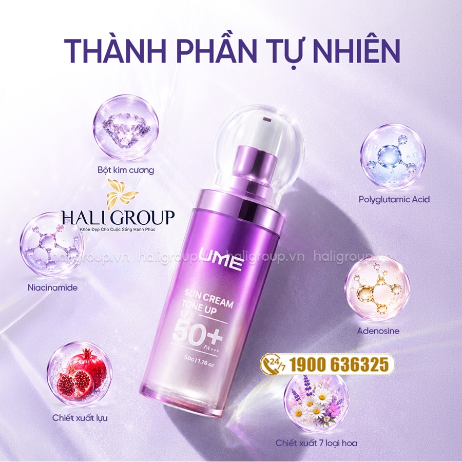 thành phần kem chống nắng ume