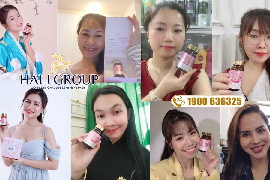 review viên uống cân bằng nội tiết Rose Queen