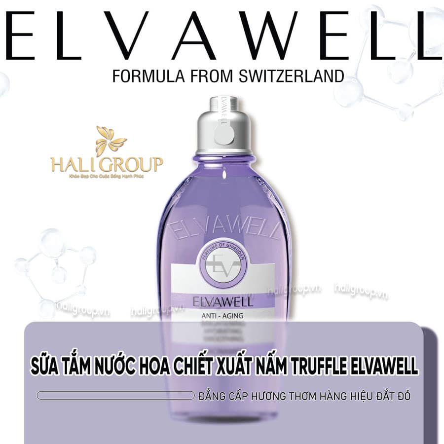 Sữa Tắm Nước Hoa Trắng Da Niacinamide Elvawell Soul Healing