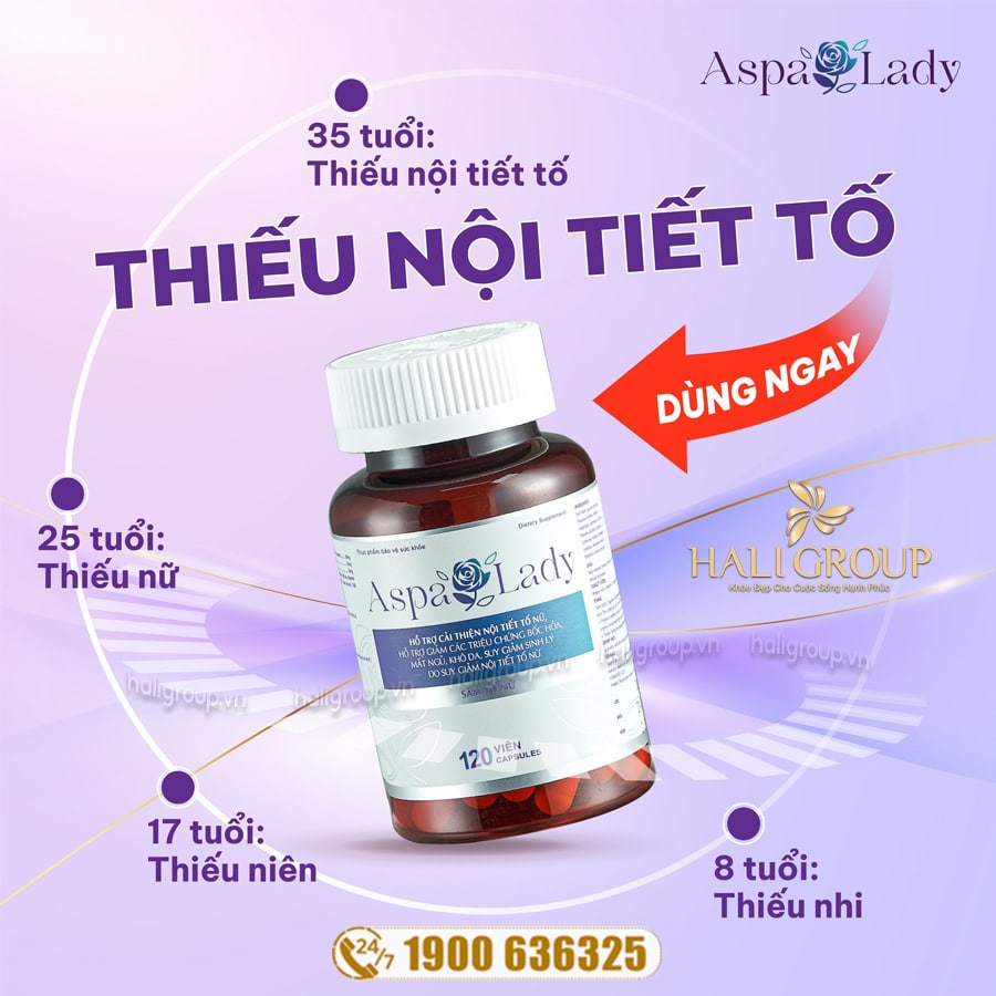 Aspa Lady Viên Uống Cân Bằng Nội Tiết Tố Nữ