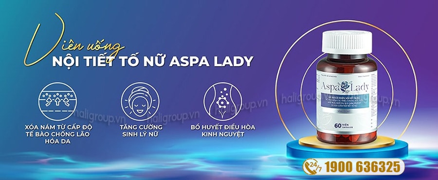 Aspa Lady Viên Uống Cân Bằng Nội Tiết Tố Nữ