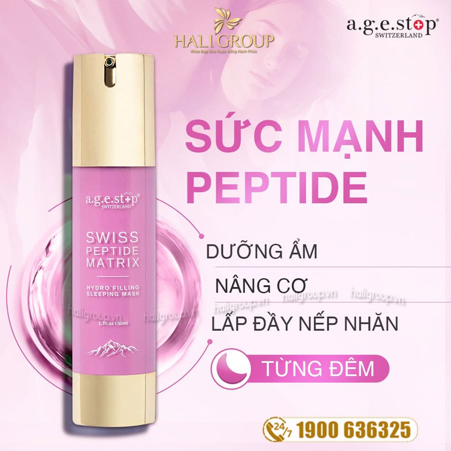 Mặt Nạ Ngủ Peptide Agestop Swiss Peptide Matrix Sleeping Mask